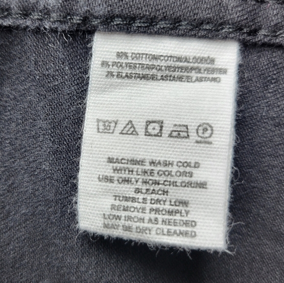 Free People Distressed Pencil Mini Denim Skirt Size 2 - Picture 7 of 7